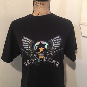 ☮️3/$10☮️Get Lucky tee